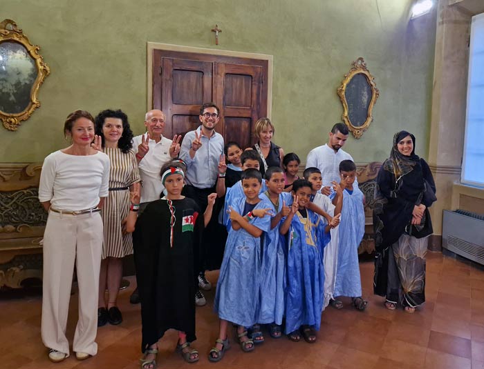 Sassuolo: visita in municipio per i bambini del Saharawi